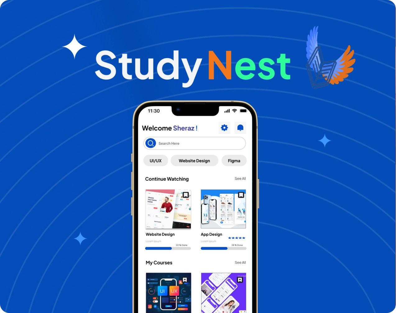 E-Learning Platform Website
